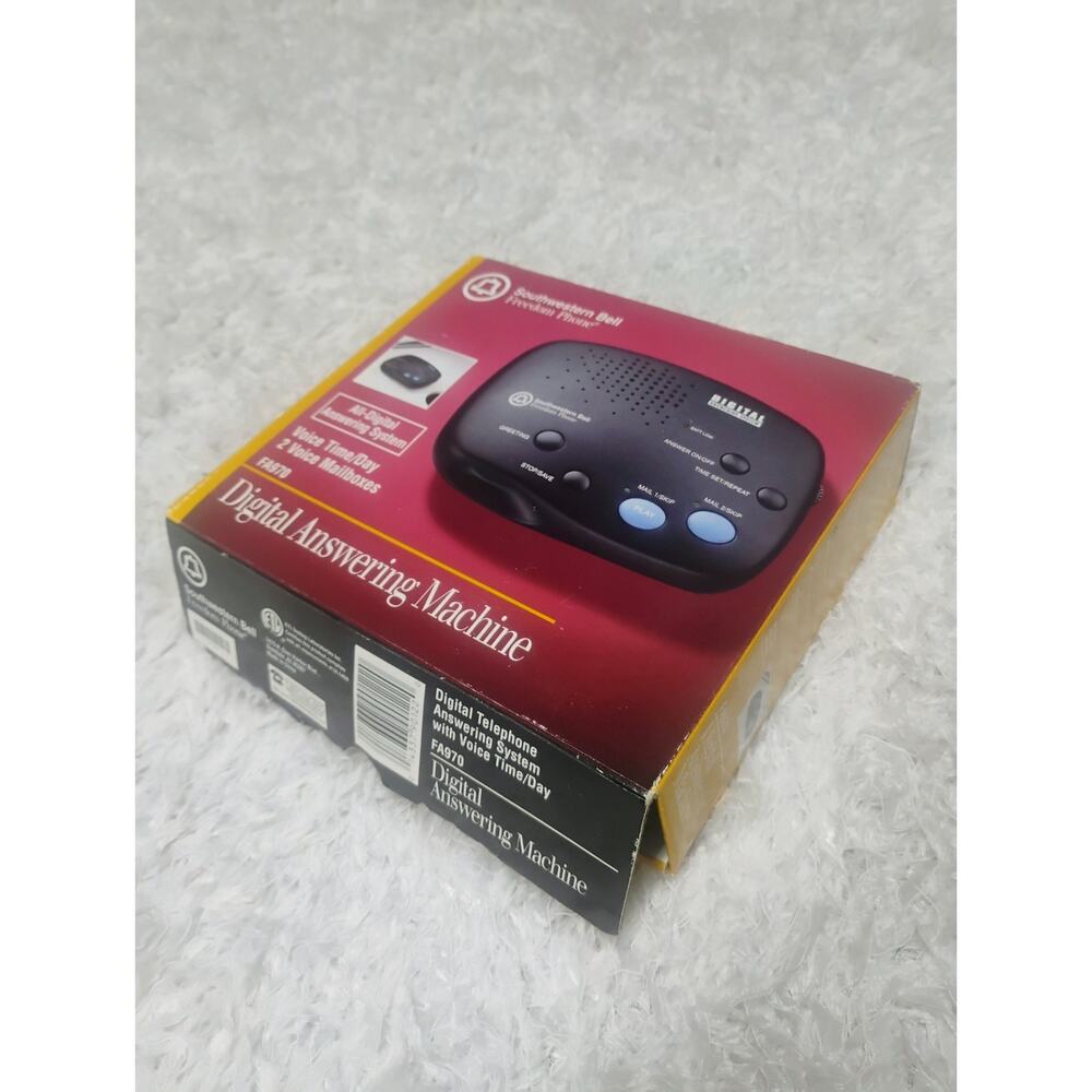 Southwestern Bell Freedom Phone Digital Home Answering Machine FA970 Vintage